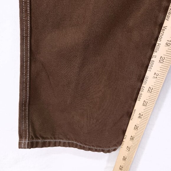 Reformation Womens Jean Size 28 Cowboy High Rise Baggy Straight-Leg Brown 28" - Picture 5 of 15